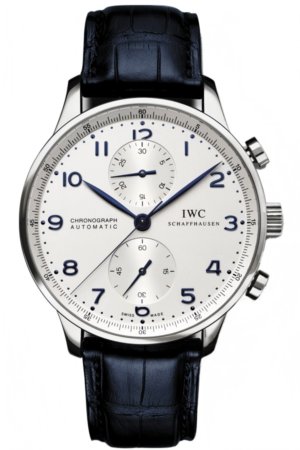 IWC Portugieser Collection Watch IW371446 (Portugieser Chronograph with Blue Hands)