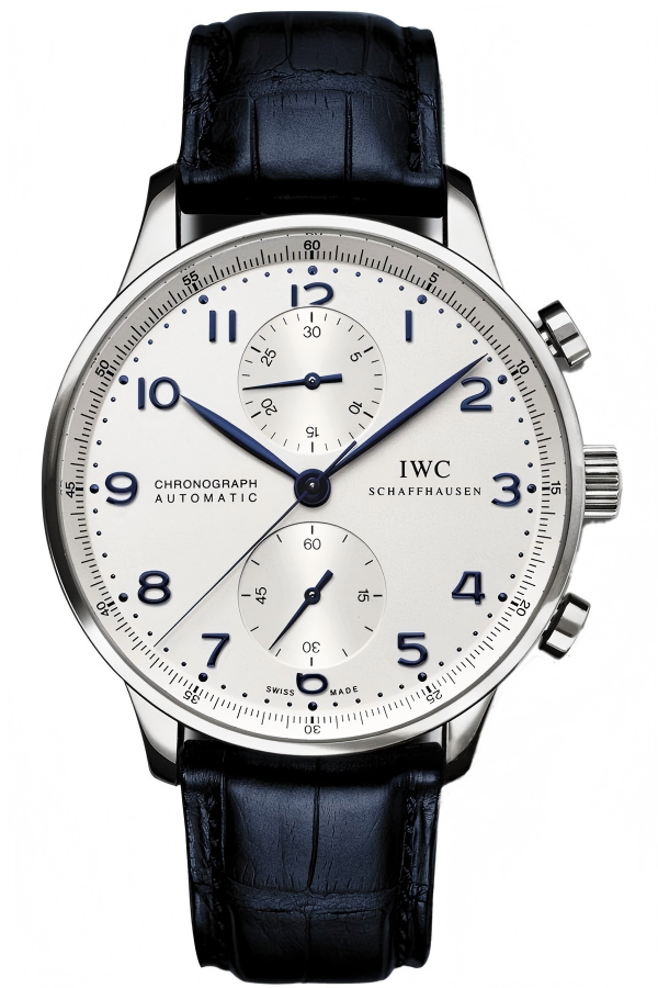 IWC Portugieser Collection Watch IW371446 (Portugieser Chronograph with Blue Hands)