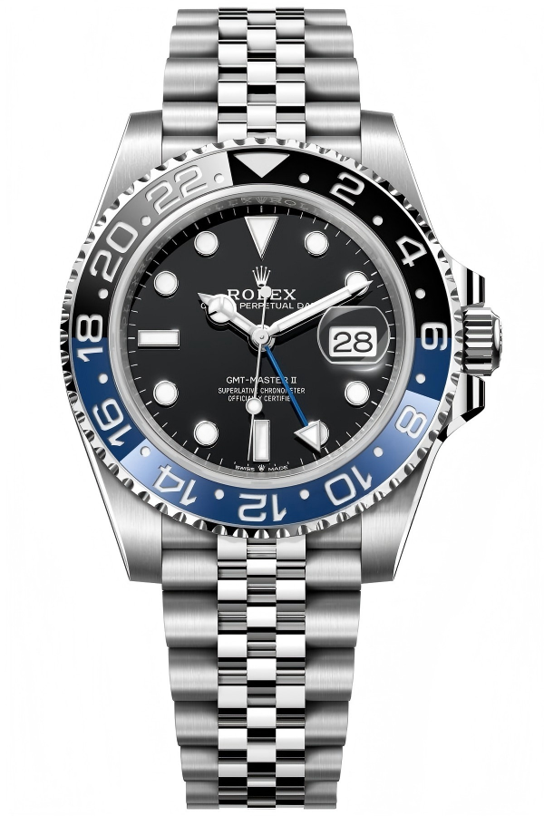 Rolex GMT-Master II Series m126710blnr-0002 Watch (Blue-Black Bezel)